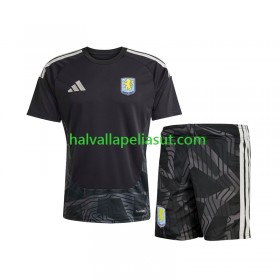 Jalkapallo Pelipaidat/Peliasut Aston Villa Maalivahti Lasten Vieraspaita 2026-2027 Lyhythihainen